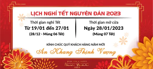LUNAR NEW YEAR HOLIDAY ANNOUNCEMENT